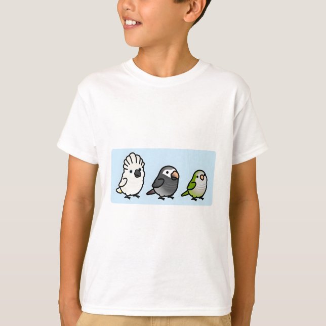 CUSTOM 3 Vogelschloss T-Shirt (Vorderseite)