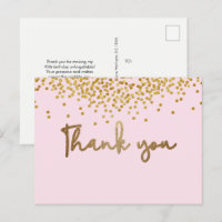 Custom 40. Geburtstag Gold Konfetti Blush Pink