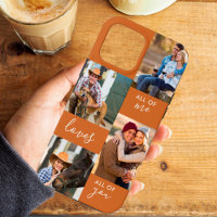 Custom 4 Foto Alle Lieben von mir alle braun
