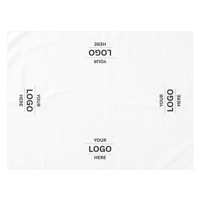 Custom 4 Logo Company Business Restaurant Promotio Tischdecke (Vorderseite (Horizontal))