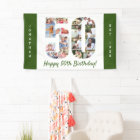 Custom 50. Geburtstagsparty Foto Collage