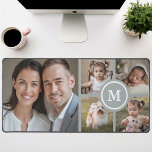 Custom 5 Foto Collage Sage Green Familie Schreibtischunterlage<br><div class="desc">Mit dieser eleganten Schreibtischmatte, die sich durch ein individuell anpassbares 5-Foto-Collage-Design und sanfte, schlanke grüne Akzente auszeichnet, können Sie Ihren Arbeitsplatz individuell gestalten. Diese Tischmatte eignet sich hervorragend für die Präsentation von Erinnerungen, Haustieren oder Lieblingsmomenten. Sie verbindet Funktionalität mit sentimentalem Wert und eignet sich somit ideal für Zuhause- oder Giftarbeiten....</div>