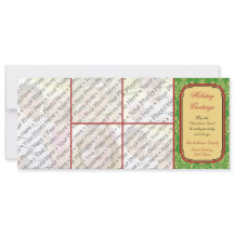 Custom 5 Foto Weihnachtskarte