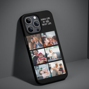 Custom 6 Foto Collage Großmutter nana mit Kindern Case-Mate iPhone Hülle