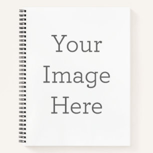 Custom 8.5" x 11" Hardcover Spiral Notebook Notizbuch