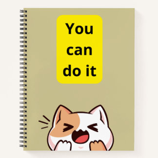 Custom 8.5" x 11" Spiral Notebook Notizbuch