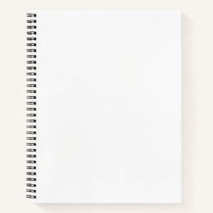 Custom 8.5" x 11" Spiral Notebook Notizbuch