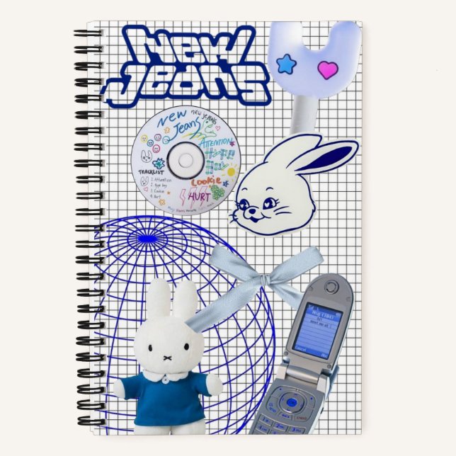 Custom 8.5" x 11" Spiral Notebook Notizbuch (Vorderseite)