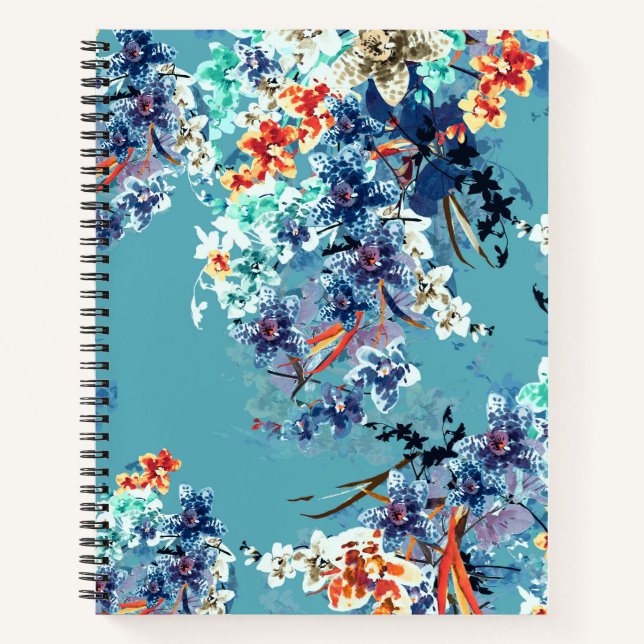 Custom 8.5" x 11" Spiral Notebook Notizbuch (Vorderseite)