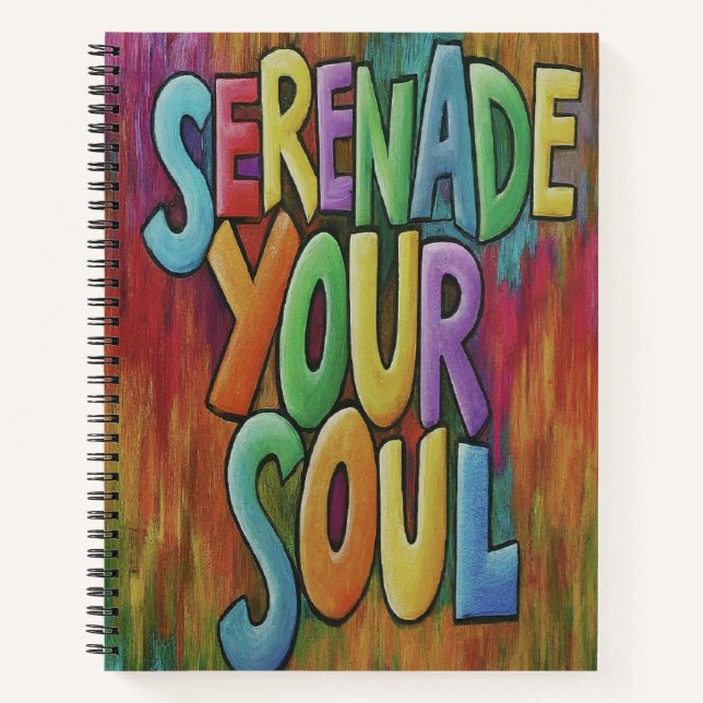Custom 8.5" x 11" Spiral Notebook Notizbuch (Vorderseite)