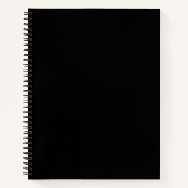 Custom 8.5" x 11" Spiral Notebook Notizbuch (Vorderseite)