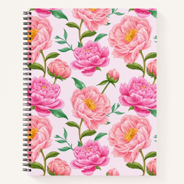 Custom 8.5" x 11" Spiral Notebook Notizbuch (Vorderseite)