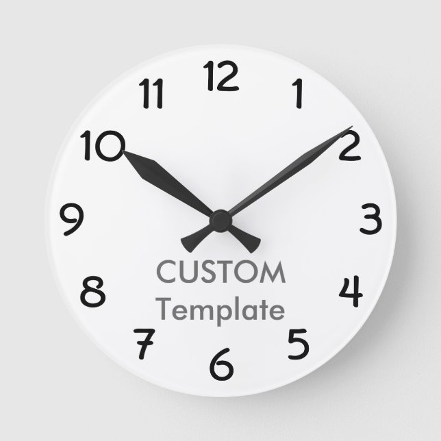 Custom 8" RUNDE Wall Clock GARGOYLE B. Wanduhr (Vorderseite)