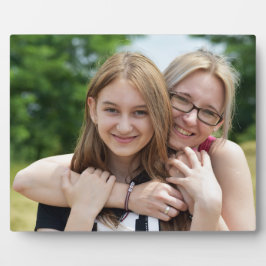 Custom 8"x10" Family Foto Plaque mit Easel Fotoplatte