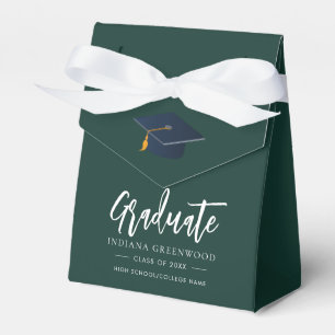 Custom Abschluss 2025 Grad Party Green Geschenkschachtel