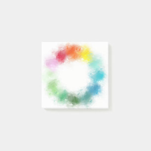 Custom Abstrakt Blue Green Lila Pink Red Gelb Post-it Klebezettel