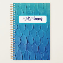 Custom Abstrakt Underwater Blue Ombre Mermaid Planer