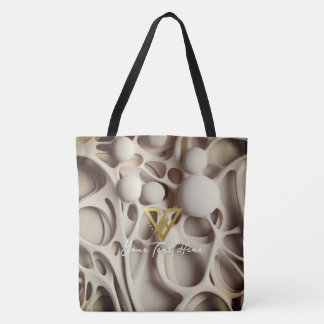 Custom: Abstrakte Latte Art Personalisierte Tasche