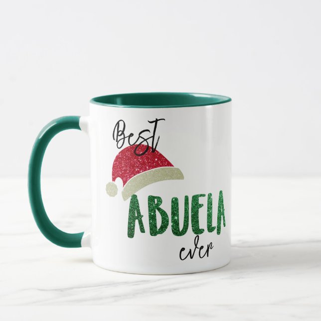 Custom Abuela Tasse - Personalisierter Weihnachtsk (Links)