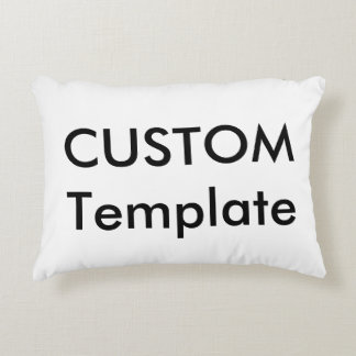 Custom Accent Pillow - Machine Washable Polyester Dekokissen