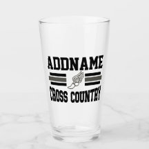 Custom ADD NAME Cross Country Runner Running Team