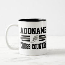 Custom ADD NAME Cross Country Runner Running Team