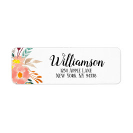 Custom Address Labels Navy Wedding