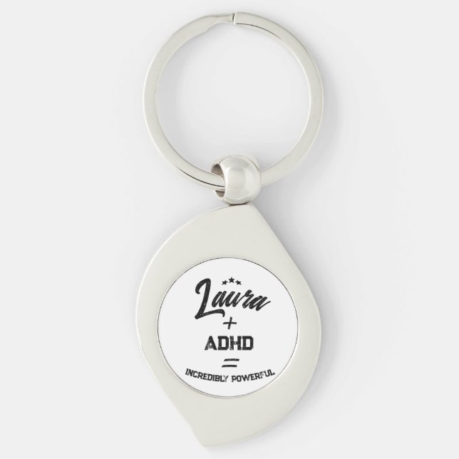 custom adhd incredibly powerful schlüsselanhänger (Vorderseite)