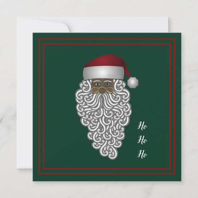 Custom African American Black Weihnachten (Vorderseite)