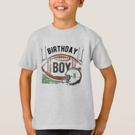 Custom Age Football Birthday Kleinkind T - Shirt