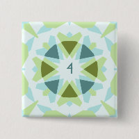 Custom Age Soft Blue Green Star Kind's Birthday