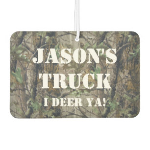 Custom Air Freshener - Jagd Camouflage Funny Gag Autolufterfrischer