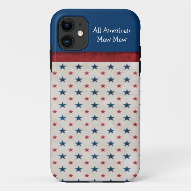 Custom All-American iPhone Case (Rückseite)