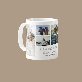 Custom All of Me Loves All of You Photo Mug Kaffeetasse