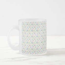 Custom All-Over Print Geometric Pattern Coffee Mug Mattglastasse