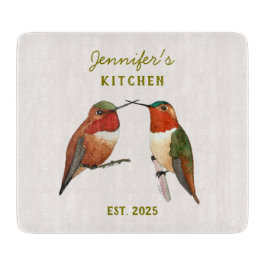 Custom Allen's Hummingbirds  Schneidebrett