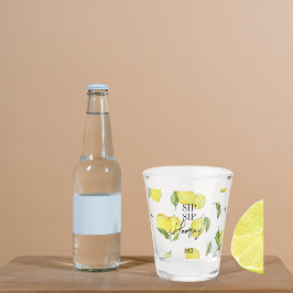 Custom Amalfi Lemons Shot Glas | Sip Sip Hooray