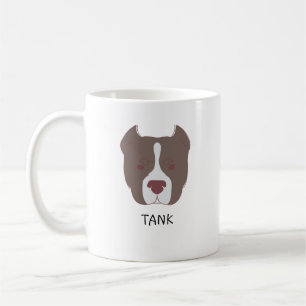 Custom American Bully Dog Geschenk Personalisierte Kaffeetasse