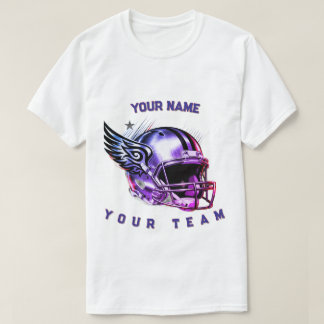 Custom American Football Jersey T-Shirt