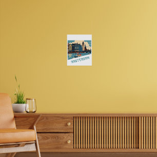 Custom Amsterdam Niederlande Poster