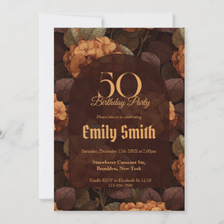 Custom Anemones Petal 15Th Birthday Party Einladung