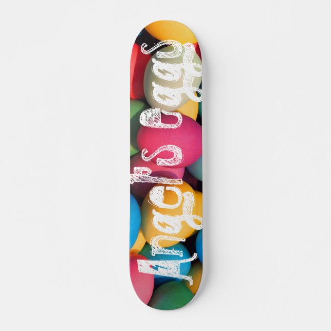 Custom Angel's Eggs Skateboard (Vorne)
