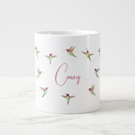 Custom Anna's Hummingbirds Jumbo-Tasse