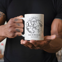 Custom Anniversary Mug | Gift for Husband or Wife Kaffeetasse