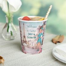 Custom Aquamarin und Rose Sweet 16 in Paris