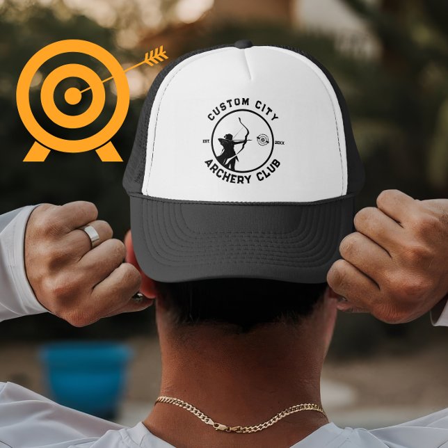 Custom Archery Club Geschenk für Spieler und Fans Truckerkappe (Von Creator hochgeladen)