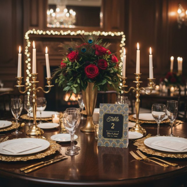 Custom Art Deco Thank You Tabletop Sign Sockelschild (Von Creator hochgeladen)