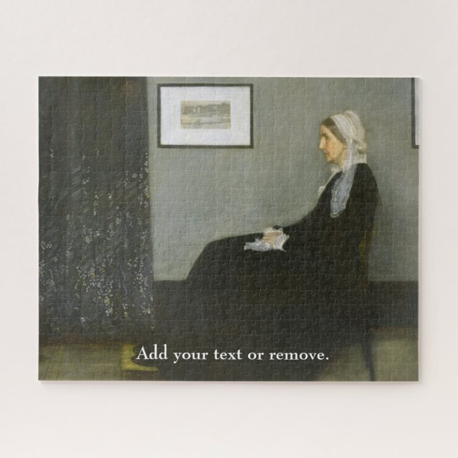 Custom Art, "Whistler's Mother" Whistler, 1871. (Horizontal)