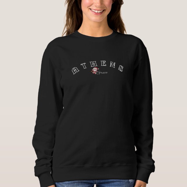 Custom Athens Weihnachten Sweatshirt (Vorderseite)