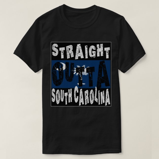 CUSTOM Ausfahrt South Carolina Meme T-Shirt (Design vorne)